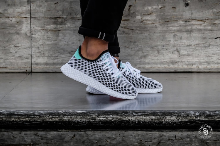 Adidas Deerupt Runner on feet