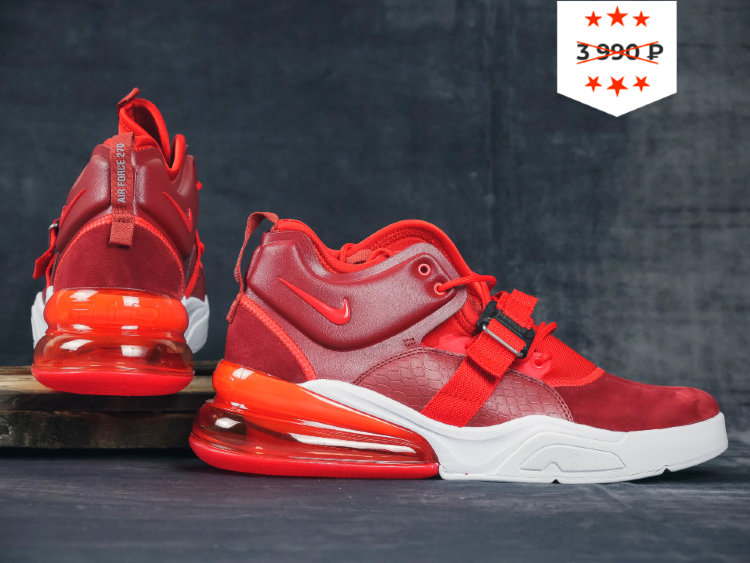 Кроссовки Nike Air Force 270 red