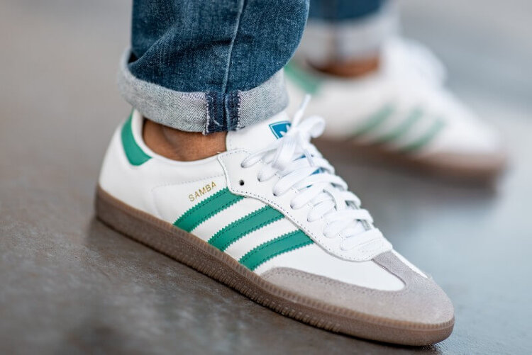 Adidas Samba og Green White