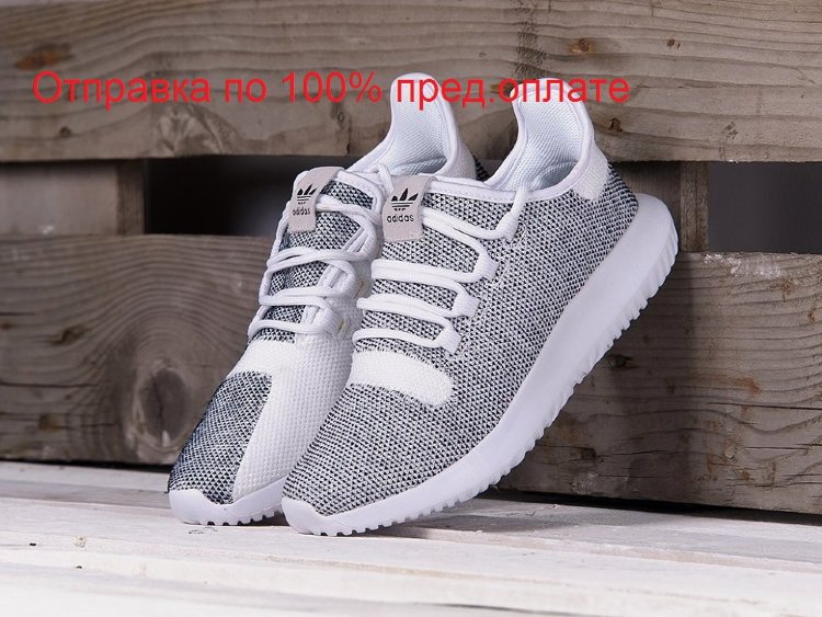 Кроссовки Adidas Tubular shadow knit White\Grey