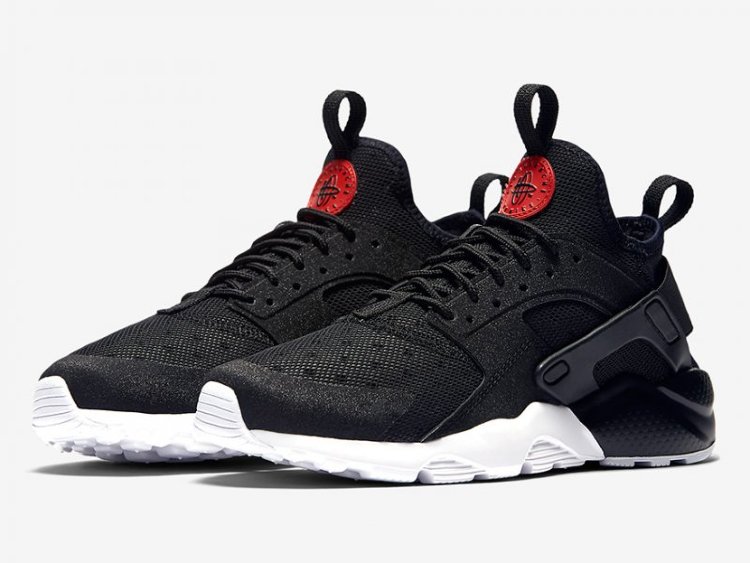 Кроссовки Nike Air Huarache Run Ultra Black/White/Red