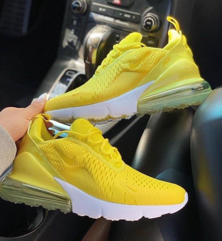 Кроссовки Nike Air Max 270 flyknit yellow