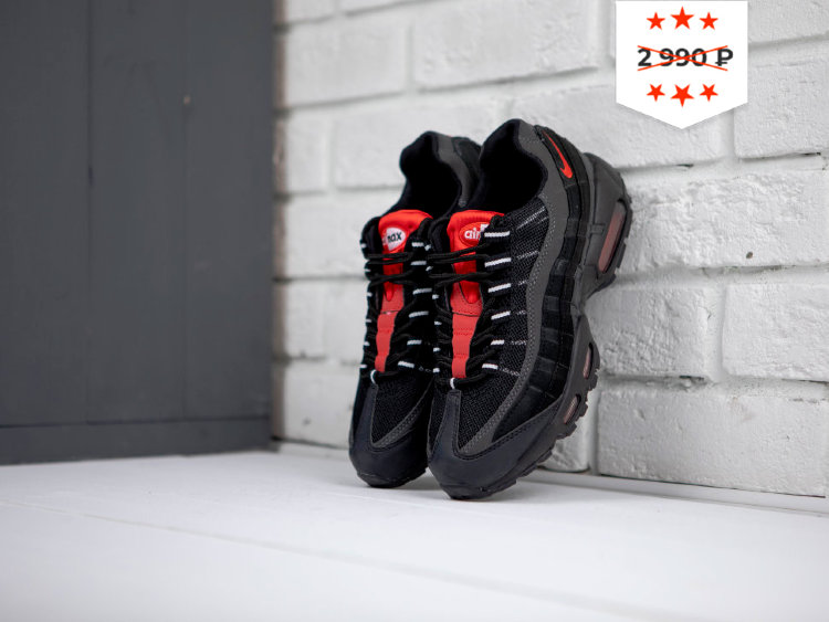Кроссовки Nike Air Max 95 OG QS Black/red